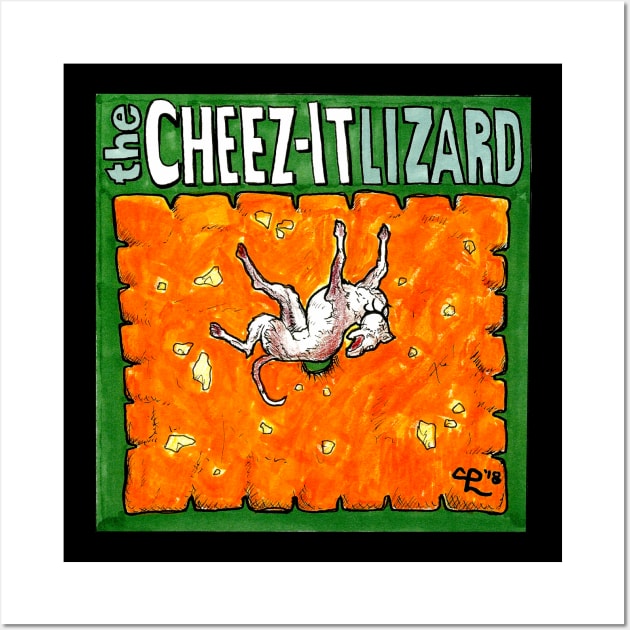 Cheez-it Lizard Wall Art by Insane Clam Pasta